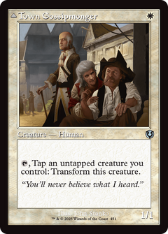 Town Gossipmonger (Retro Frame) (451) [Innistrad Remastered] foil - Deck Out Gaming