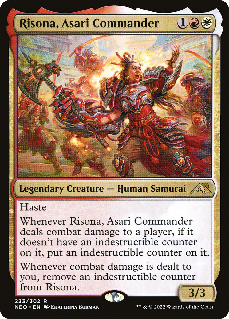 Risona, Asari Commander (233) [Kamigawa: Neon Dynasty] - Deck Out Gaming