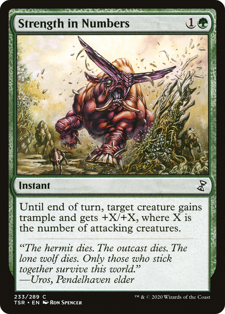 Strength in Numbers (233) [Time Spiral Remastered] - Deck Out Gaming