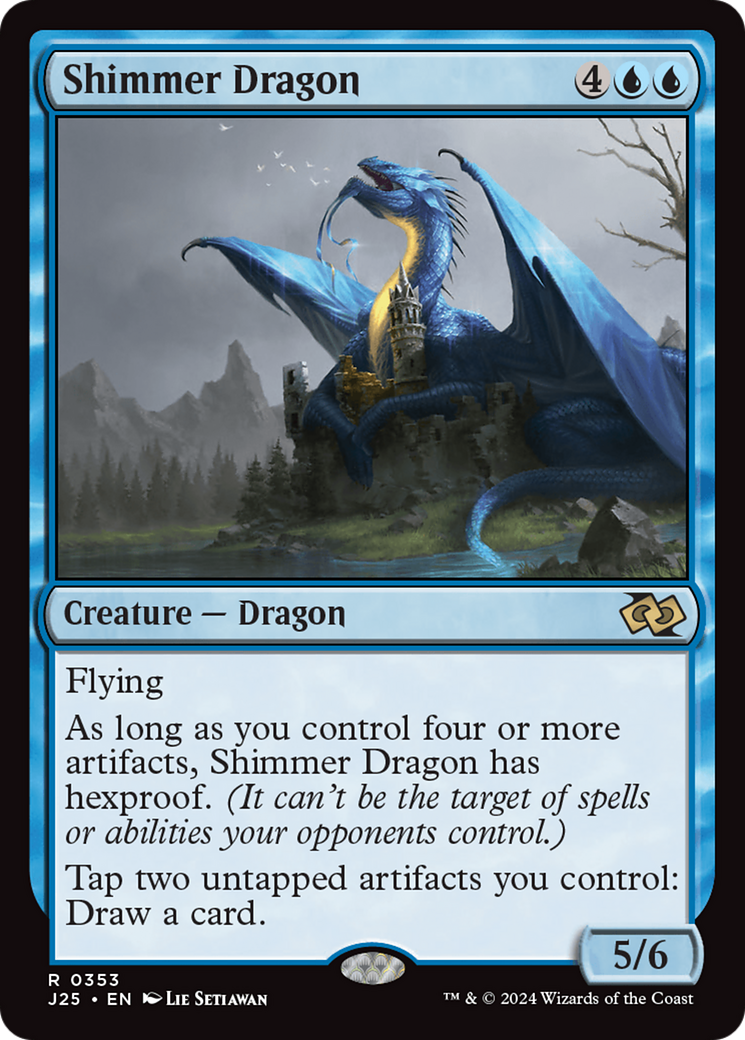 Shimmer Dragon (353) [Foundations Jumpstart] - Deck Out Gaming