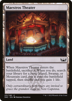 Maestros Theater (251) [Streets of New Capenna] foil - Deck Out Gaming