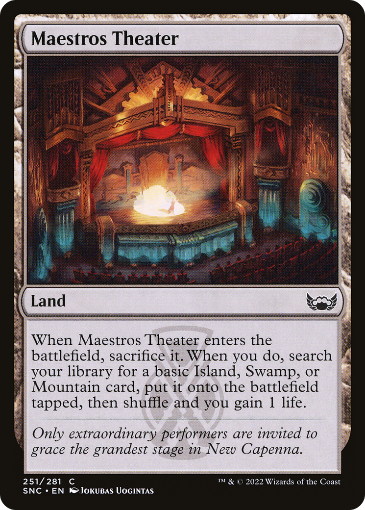 Maestros Theater (251) [Streets of New Capenna] foil - Deck Out Gaming