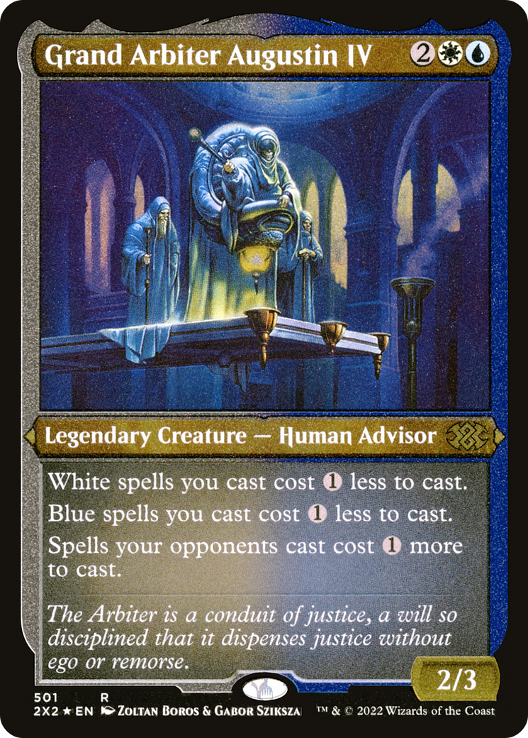 Grand Arbiter Augustin IV (Foil Etched) (501) [Double Masters 2022] foil - Deck Out Gaming