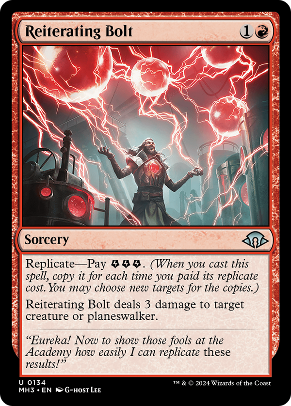 Reiterating Bolt (134) [Modern Horizons 3] - Deck Out Gaming