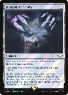 Icon of Ancestry (Surge Foil) (242) [Warhammer 40,000 Commander] foil - Deck Out Gaming