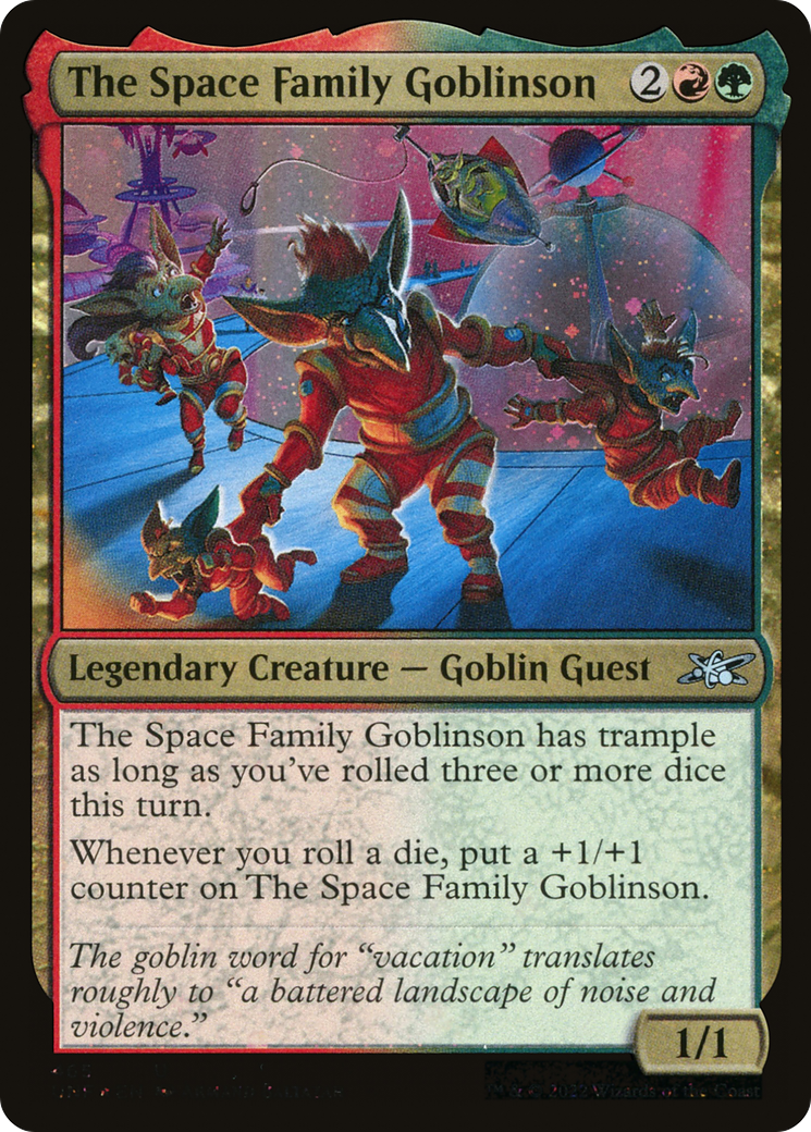 The Space Family Goblinson (Galaxy Foil) (465) [Unfinity] foil - Deck Out Gaming