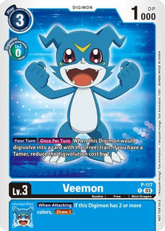 Veemon - P-117 (NYCC 2023 Demo Deck) (P-117) [Digimon Promotion Cards] - Deck Out Gaming