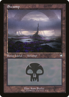 Swamp (33) (Retro Frame) (33) [Commander: The Brothers' War] - Deck Out Gaming