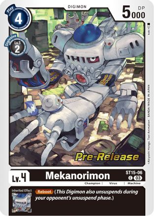 Mekanorimon (ST15-06) [Starter Deck 15: Dragon of Courage Pre-Release Cards] Foil - Deck Out Gaming