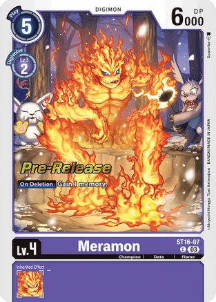 Meramon (ST16-07) [Starter Deck 16: Wolf of Friendship Pre-Release Cards] Foil - Deck Out Gaming