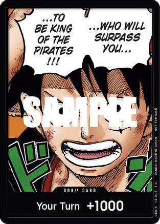 DON!! Card (Monkey.D.Luffy) (1st Anniversary DON!! Card Pack) [One Piece Promotion Cards] - Deck Out Gaming