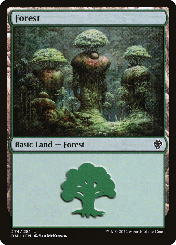 Forest (274) (274) [Dominaria United] foil - Deck Out Gaming