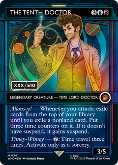 The Tenth Doctor (Serial Numbered) (561) [Doctor Who] foil - Deck Out Gaming