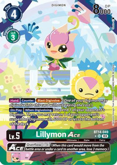 Lillymon ACE (English Exclusive Alternate Art) (BT14-049) [Blast Ace] Foil - Deck Out Gaming