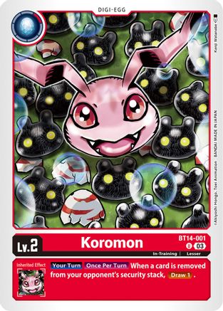 Koromon (BT14-001) [Blast Ace] - Deck Out Gaming