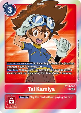 Tai Kamiya (BT14-082) [Blast Ace] Foil - Deck Out Gaming