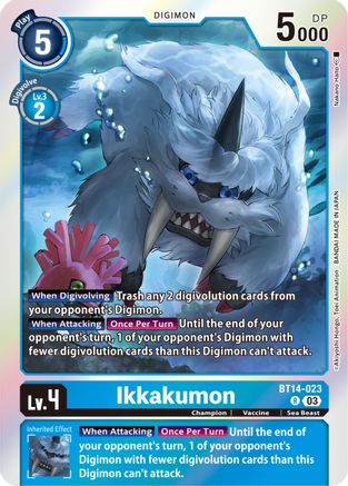 Ikkakumon (BT14-023) [Blast Ace] Foil - Deck Out Gaming