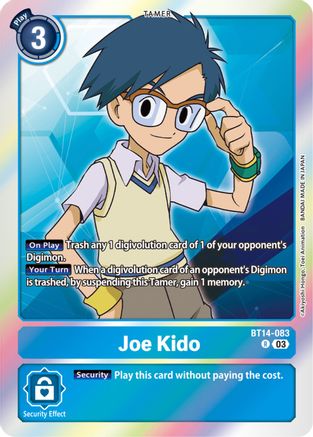 Joe Kido (BT14-083) [Blast Ace] Foil - Deck Out Gaming