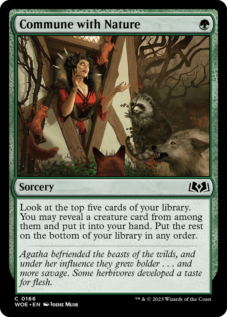Commune with Nature (166) [Wilds of Eldraine] - Deck Out Gaming