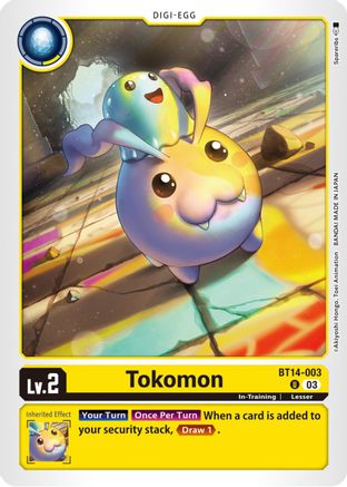 Tokomon (BT14-003) [Blast Ace] - Deck Out Gaming