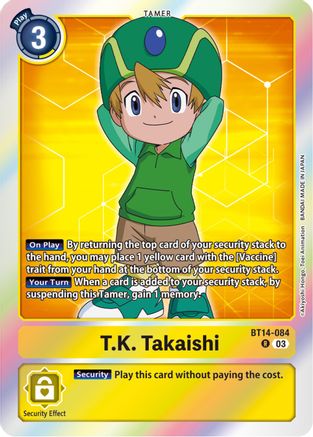 T.K. Takaishi (BT14-084) [Blast Ace] Foil - Deck Out Gaming