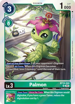 Palmon (BT14-044) [Blast Ace] Foil - Deck Out Gaming