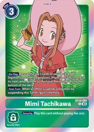 Mimi Tachikawa (BT14-085) [Blast Ace] Foil - Deck Out Gaming