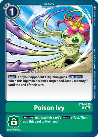 Poison Ivy (BT14-095) [Blast Ace] - Deck Out Gaming