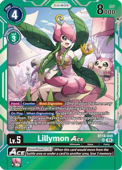 Lillymon ACE (BT14-049) [Blast Ace] Foil - Deck Out Gaming