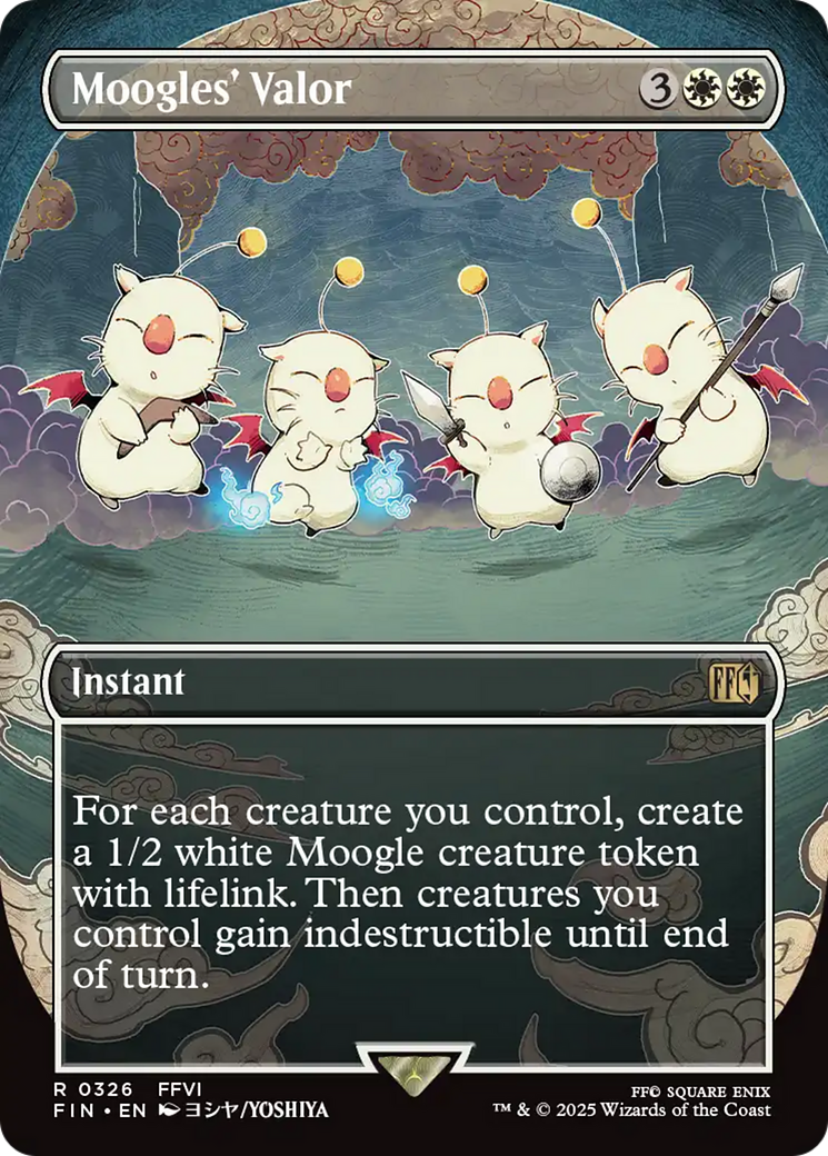 Moogles' Valor (326) [FINAL FANTASY] foil - Deck Out Gaming