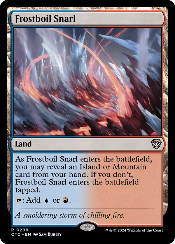 Frostboil Snarl (298) [Outlaws of Thunder Junction Commander] - Deck Out Gaming