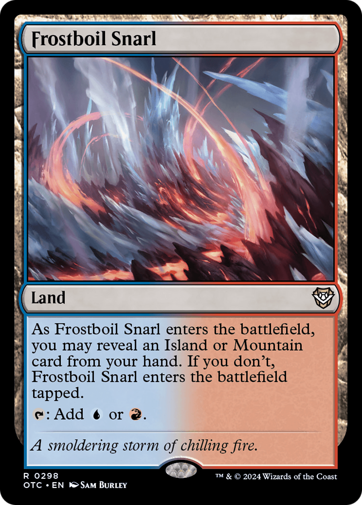 Frostboil Snarl (298) [Outlaws of Thunder Junction Commander] - Deck Out Gaming