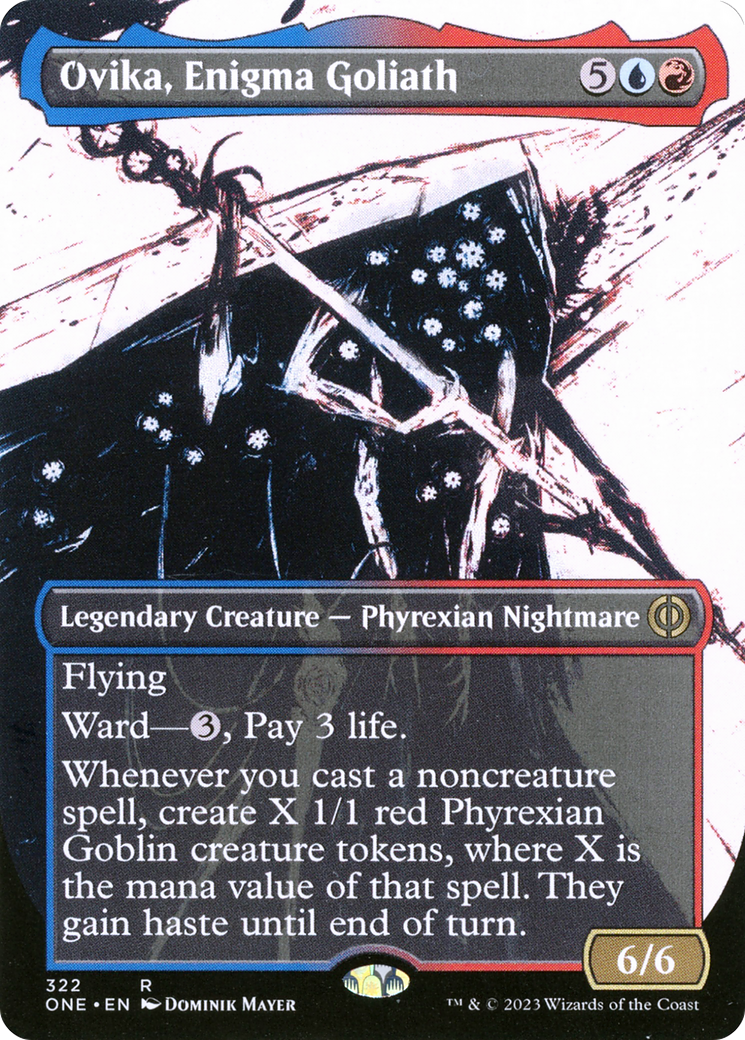 Ovika, Enigma Goliath (Showcase) (322) [Phyrexia: All Will Be One] foil - Deck Out Gaming