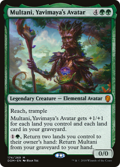 Multani, Yavimaya's Avatar (174) [Dominaria] foil - Deck Out Gaming