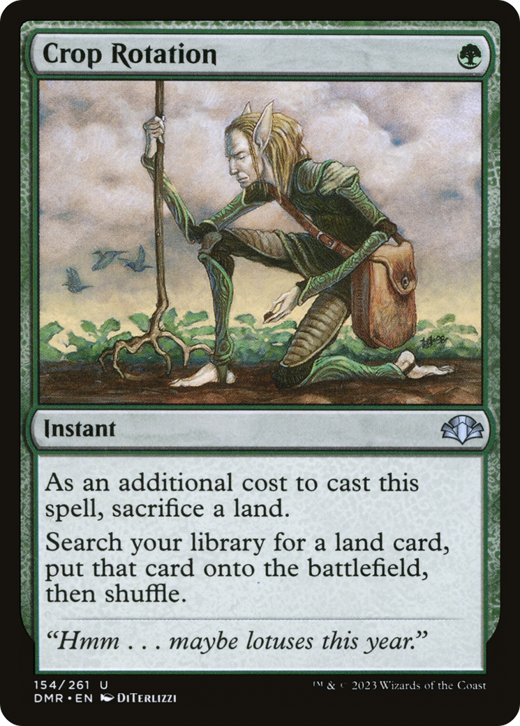 Crop Rotation (154) [Dominaria Remastered] foil - Deck Out Gaming