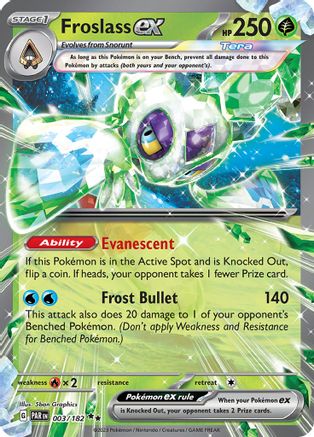 Froslass ex - 003/182 (3) [SV04: Paradox Rift] Holofoil - Deck Out Gaming