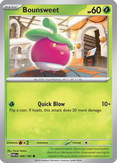 Bounsweet (8) [SV04: Paradox Rift] Reverse Holofoil - Deck Out Gaming