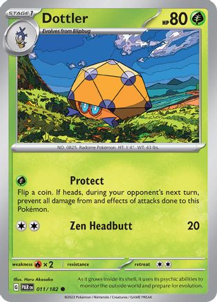 Dottler - 011/182 (11) [SV04: Paradox Rift] Reverse Holofoil - Deck Out Gaming