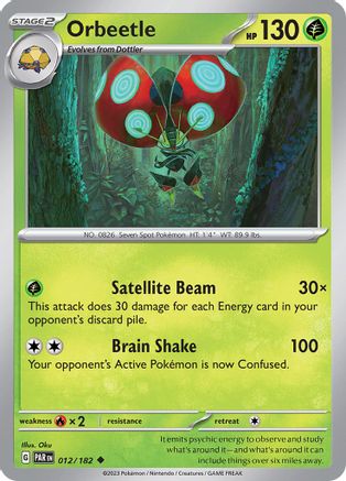 Orbeetle (12) [SV04: Paradox Rift] Reverse Holofoil - Deck Out Gaming