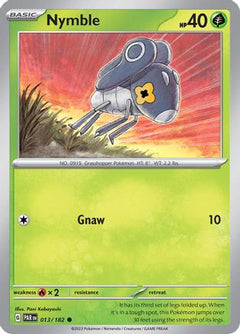 Nymble - 013/182 (13) [SV04: Paradox Rift] Reverse Holofoil - Deck Out Gaming
