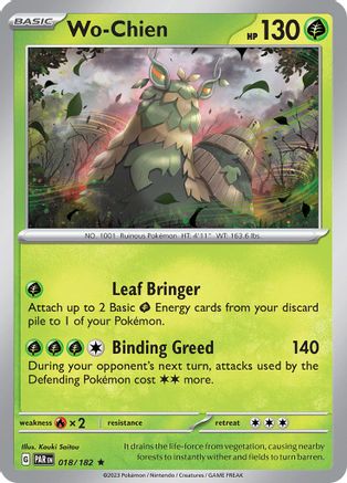 Wo-Chien (18) [SV04: Paradox Rift] Reverse Holofoil - Deck Out Gaming