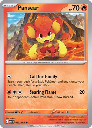 Pansear (20) [SV04: Paradox Rift] Reverse Holofoil - Deck Out Gaming