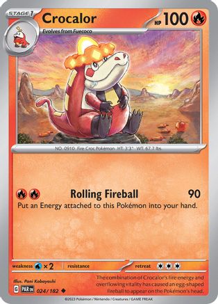 Crocalor (24) [SV04: Paradox Rift] Reverse Holofoil - Deck Out Gaming