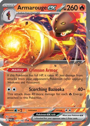 Armarouge ex (27) [SV04: Paradox Rift] Holofoil - Deck Out Gaming