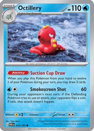 Octillery (34) [SV04: Paradox Rift] Reverse Holofoil - Deck Out Gaming
