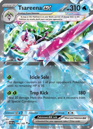 Tsareena ex - 046/182 (46) [SV04: Paradox Rift] Holofoil - Deck Out Gaming