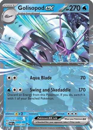Golisopod ex - 050/182 (50) [SV04: Paradox Rift] Holofoil - Deck Out Gaming