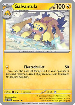 Galvantula (65) [SV04: Paradox Rift] Reverse Holofoil - Deck Out Gaming