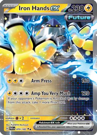 Iron Hands ex - 070/182 (70) [SV04: Paradox Rift] Holofoil - Deck Out Gaming