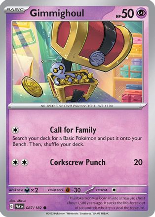 Gimmighoul - 087/182 (87) [SV04: Paradox Rift] - Deck Out Gaming